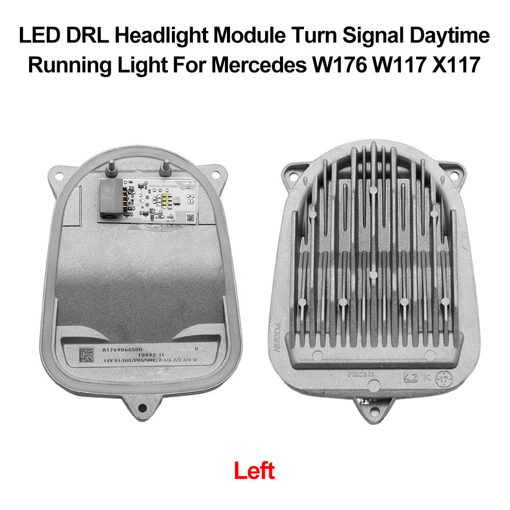 LED DRL Headlight Control for Mercedes A W176 CLA W117 (2013–2019)
