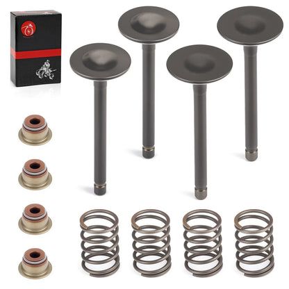 Intake Exhaust Valve Kit & Seals Spring for EZGO Gas Golf Cart (1996–2026)