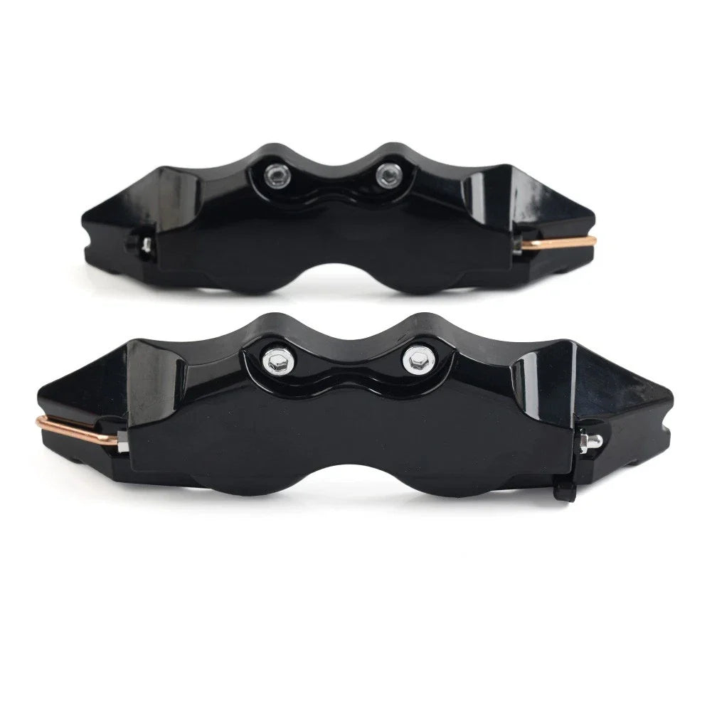 3D Style Medium Auto Disc Brake Caliper Covers for Car - Red