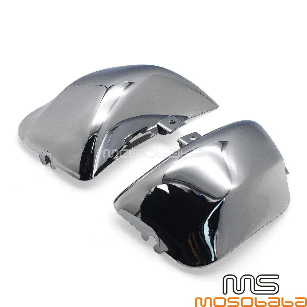 Chrome Side Battery Protect Cover for Yamaha Virago 535, 400 (1987-2007)