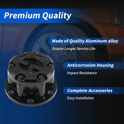 Set of 2 Front Wheel Locking Hubs No.4381060A00 for Chevrolet Tracker (1991–1998)