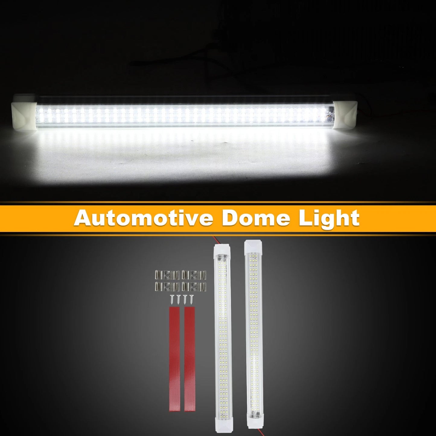 2X Lamp Beads Car Interior Lighting for Universal Vehicles