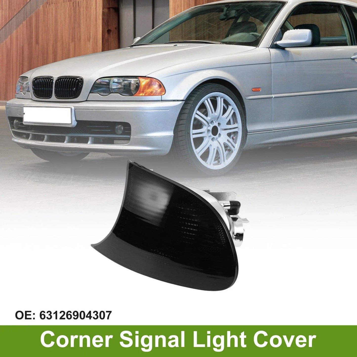 1x Left Corner Signal Light Cover for BMW 3-Series (1999-2001)