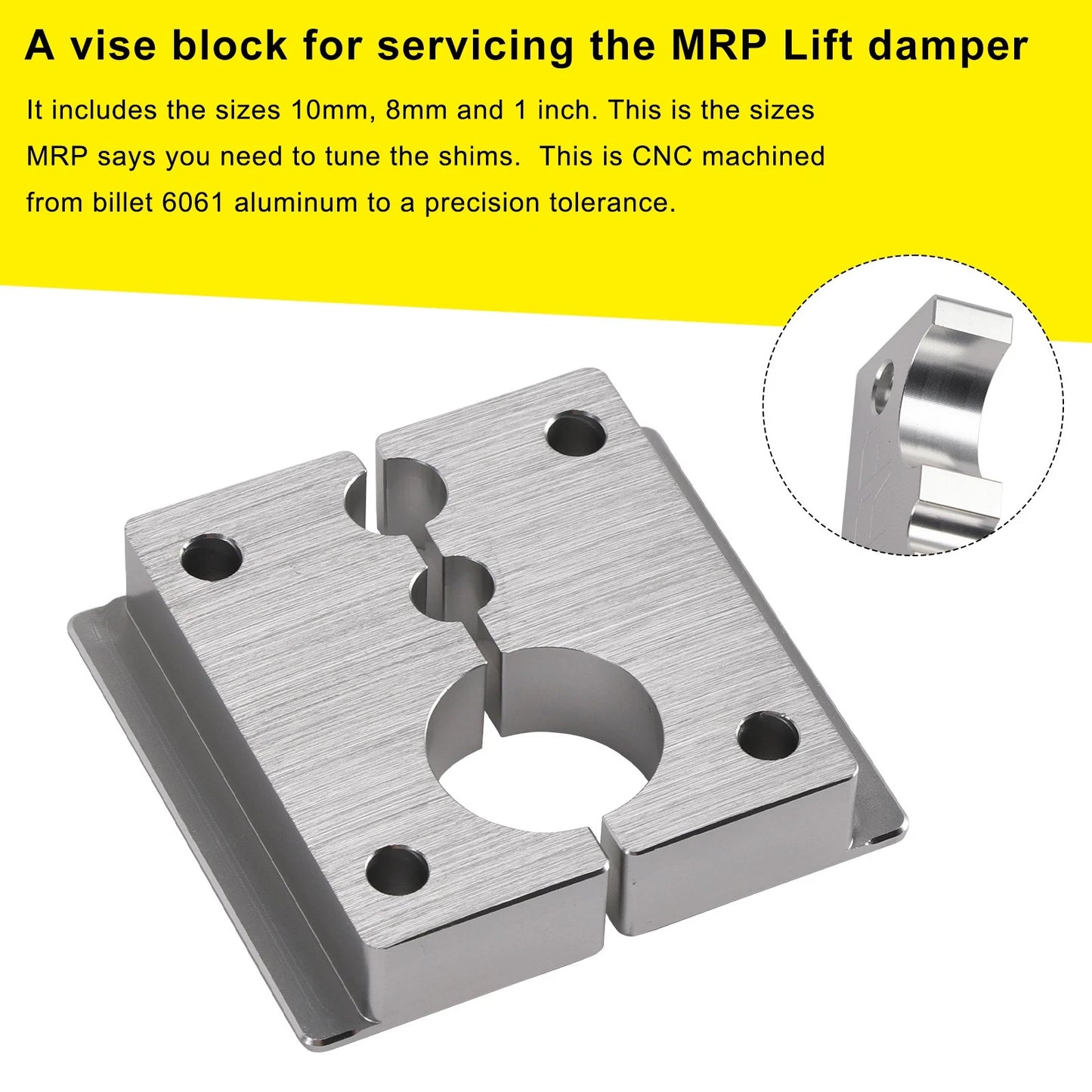 MRP Lift Shock Absorber Adjustment Tool with 8mm/10mm Clamp Block