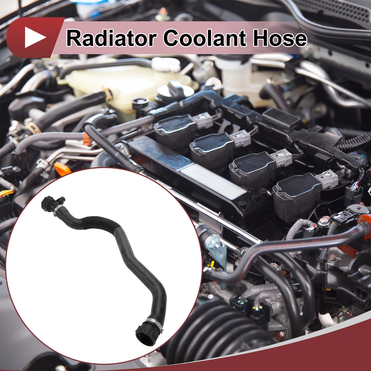 Radiator Coolant Hose for BMW 740i xDrive (2017–2019) No. 17128602871 Rubber