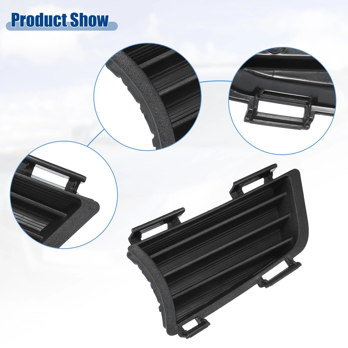 Set of 2 Fog Light Grille Cover Trims for Pontiac Vibe (2003–2010)