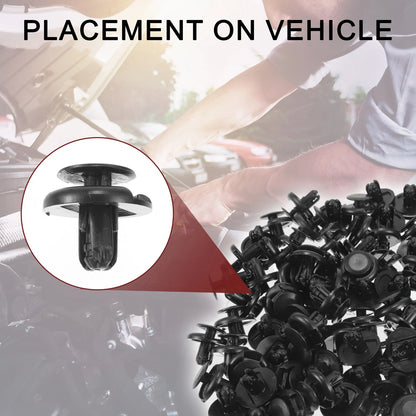 Set of 200 Front Fender Skirt Clips for Toyota Sienna, Camry (1998–2020)