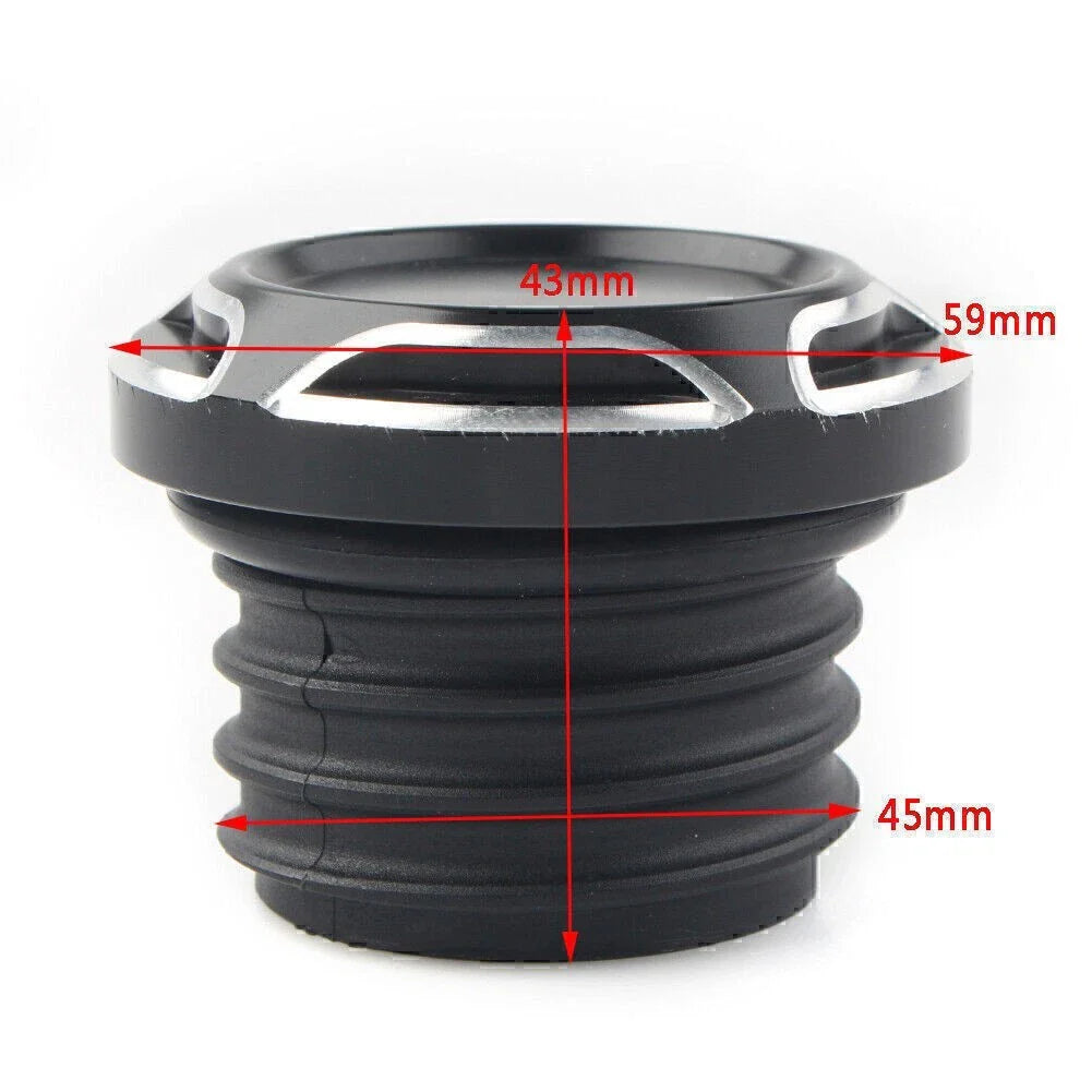 CNC Cut Gas Cap for Harley Dyna Softail