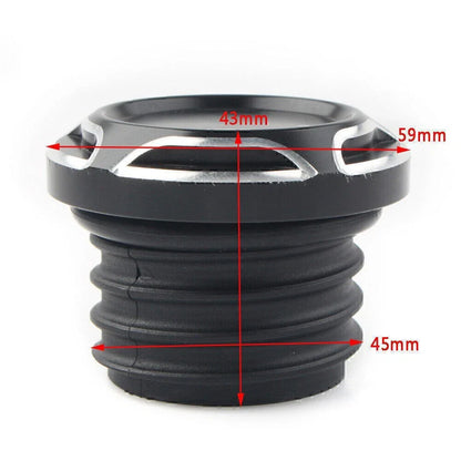 CNC Cut Gas Cap for Harley Dyna Softail