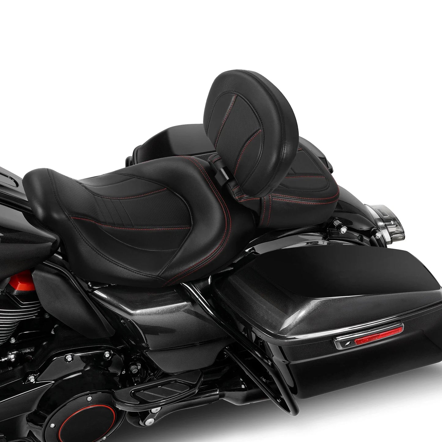 Driver Passenger Seats & Rider Pad for Harley Street Glide (2009-2023)