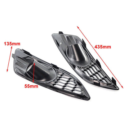 Front Bumper Grilles Fog Light Covers for Ford Fiesta (2012-2016)