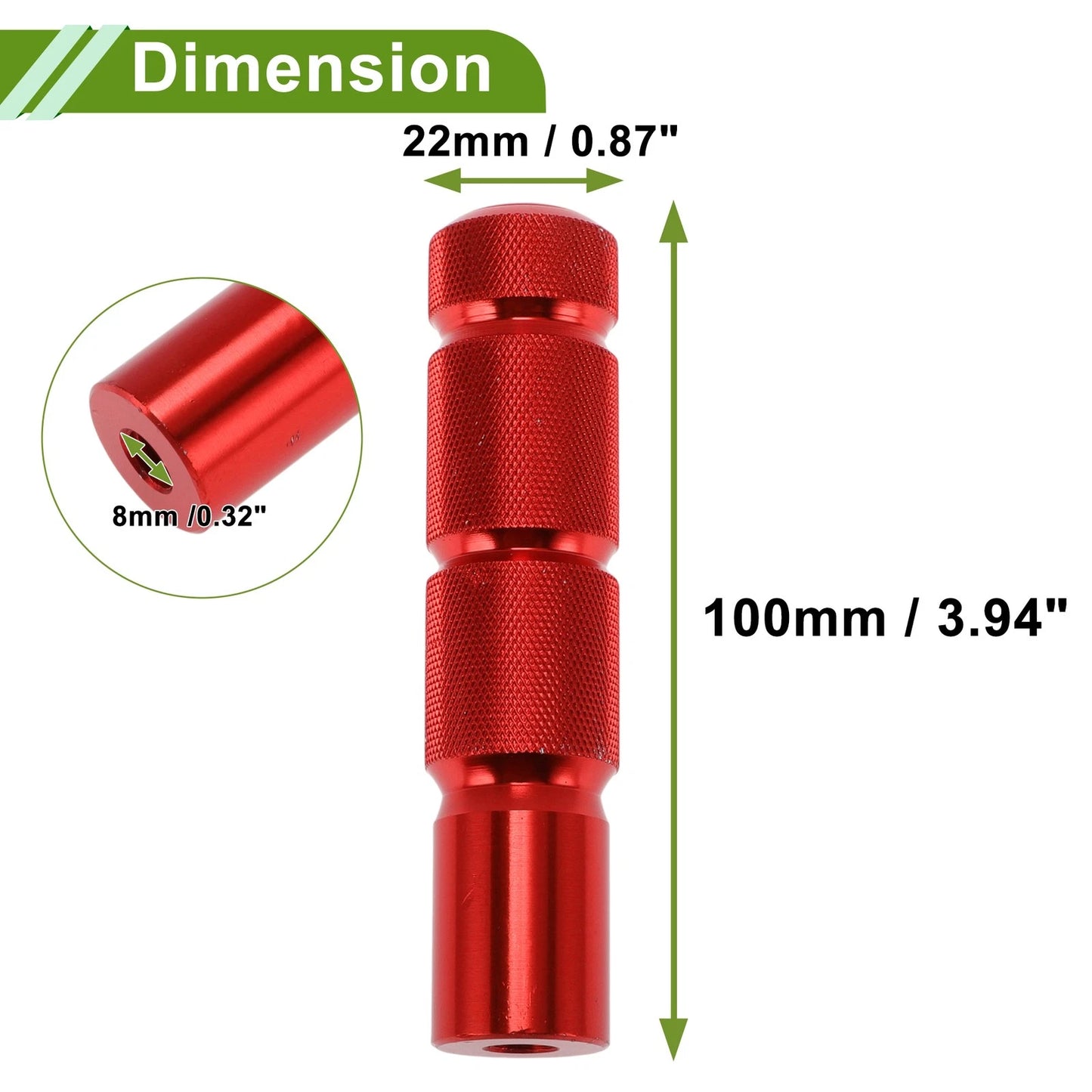 Foot Pegs for Honda Grom MSX125 (2013–2020) Aluminum Alloy Red