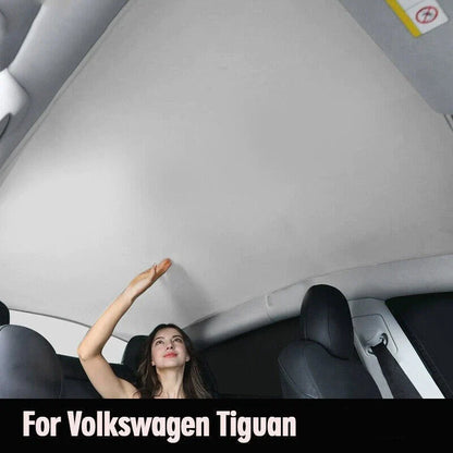 Beige Glass Sunshade Roof Net Cover for Volkswagen Tiguan (2009–2022)