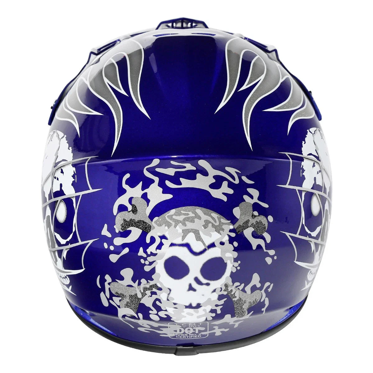 Youth ATV Helmet Goggles Gloves for Kids Motocross Dirt Bike Skull DOT US