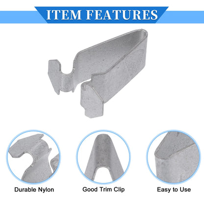 10 Pcs B-Pillar Trim Panel Clip for Volkswagen Passat (1998–2010) Metal