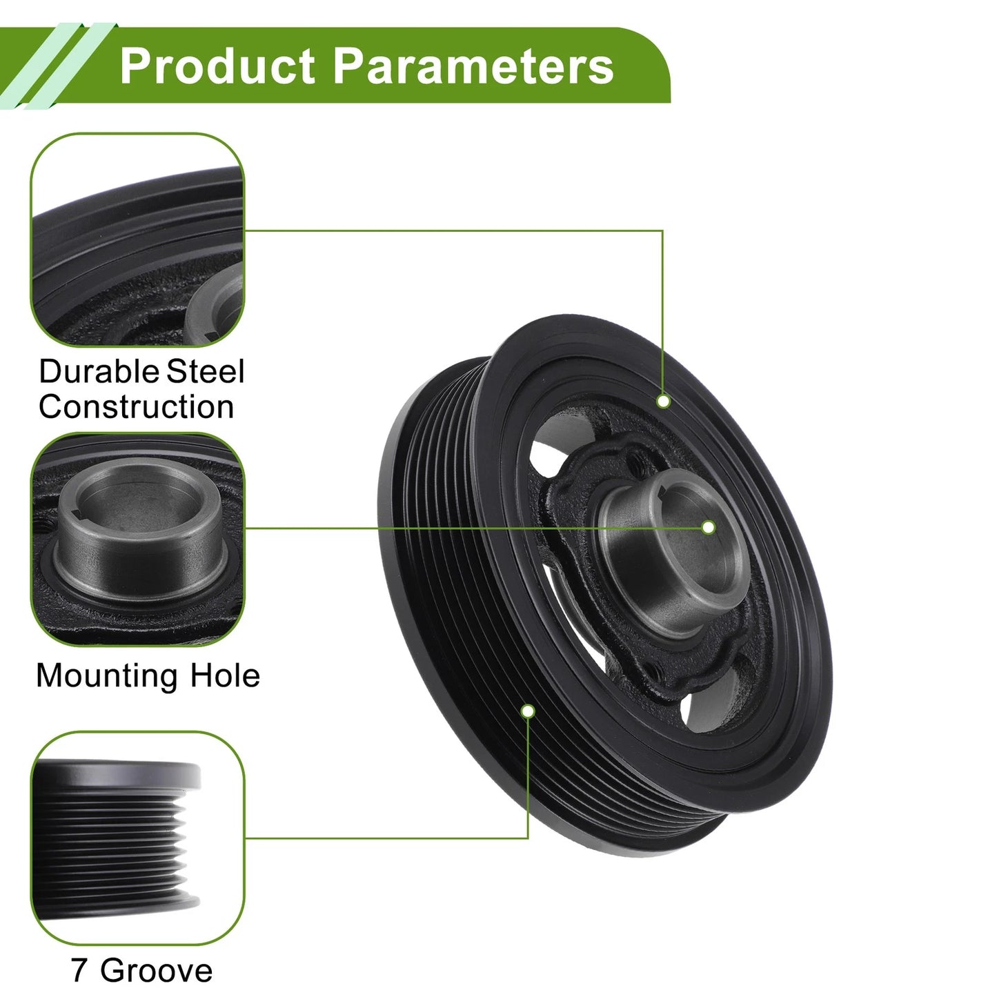 Engine Harmonic Balancer Crank Pulley for Toyota Camry (1347031030)