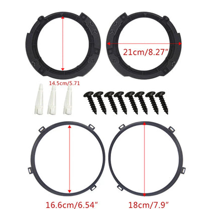 7" Headlight Mount Bracket Ring for Jeep Wrangler JK (2007-2018)