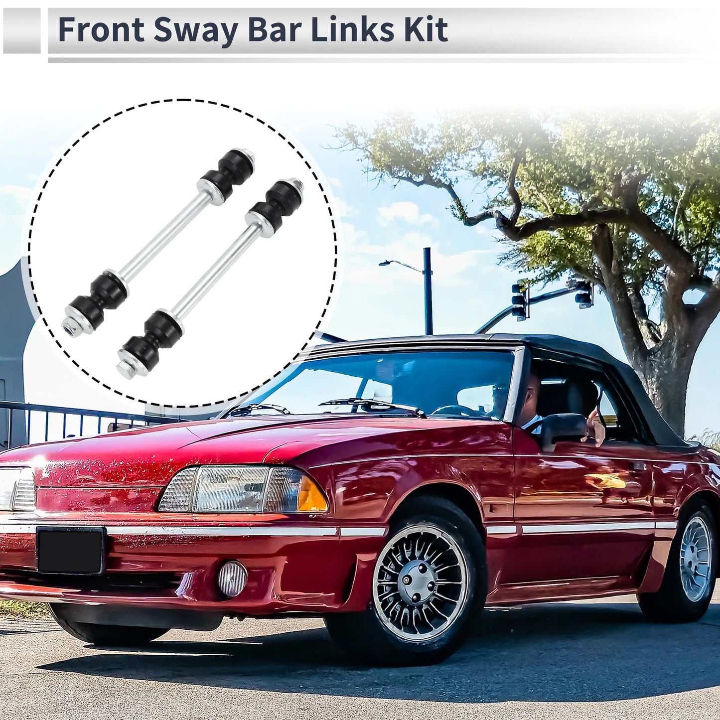 Set of 2 Front Stabilizer Bar Links for Cadillac Escalade (1999–2006) No.K700539