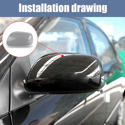 White Rear View Mirror Housing Cap for Toyota Corolla (2007–2013)