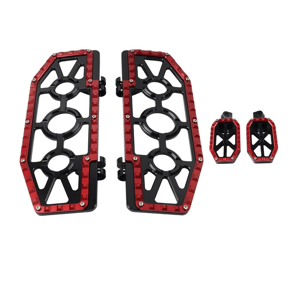 Driver Passenger Floorboard Foot Peg Pedals for Harley Road King (1994–2023)