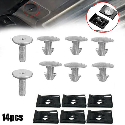 Engine Cover Screw & Bolt & Access Clip Set / 14 Pcs Screws, Bolts & Clips for Honda CR-V (2017–2020)