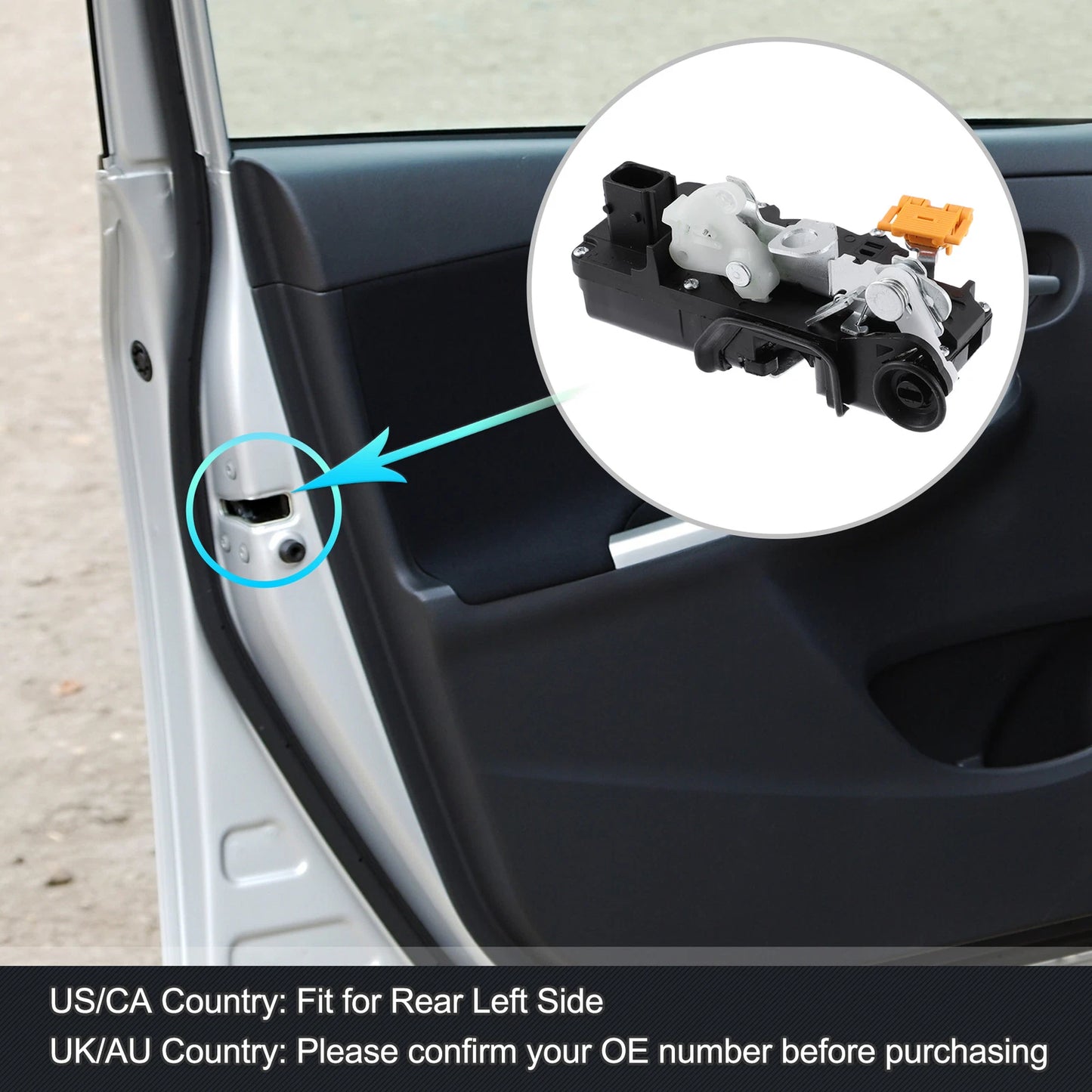 Car Door Lock Actuator Motor Rear Left for Chevy Impala (2000–2016) 931-332 20790501