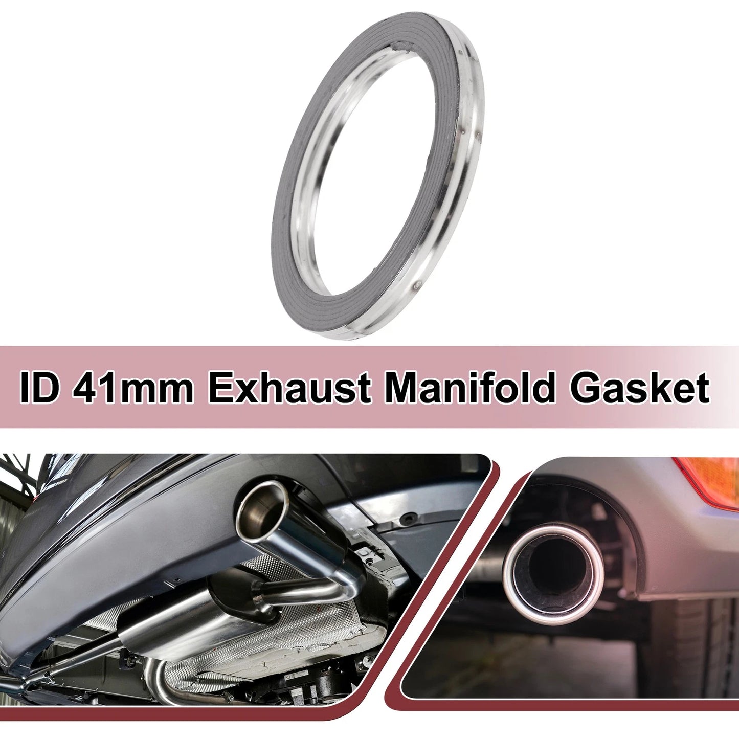 Exhaust Manifold Gasket for ID 41mm (Graphite Stainless Steel)