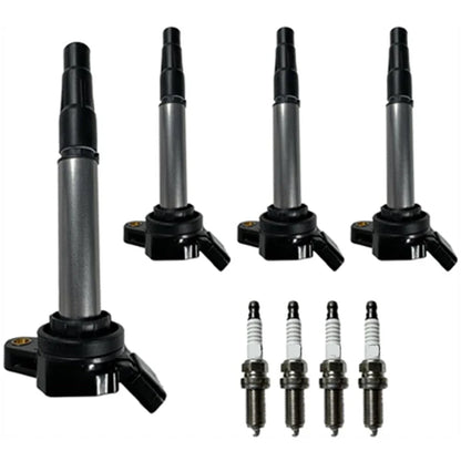 4 x Ignition Coils & Spark Plugs for Scion Toyota Corolla Matrix (2003-2013)