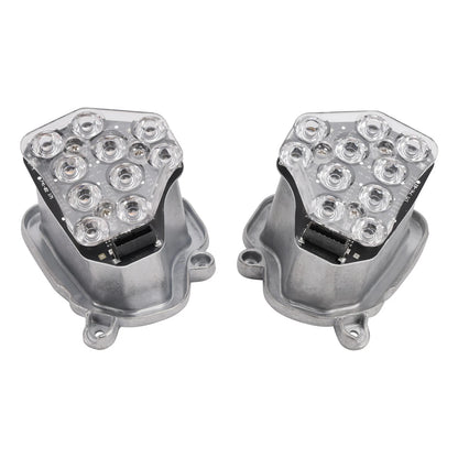 2X LED Indicator Module Headlight Unit for BMW 5 Series F10 F18 (2009–2013)