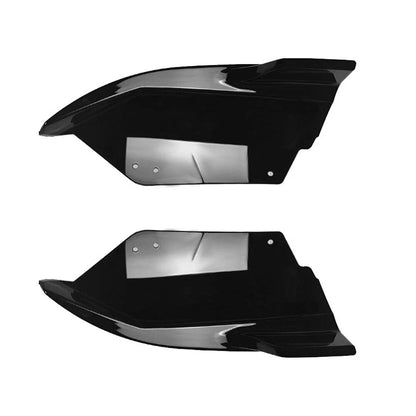 Glossy Black Back Rear Side Skirt Splitter for BMW X1 U11 (2023)