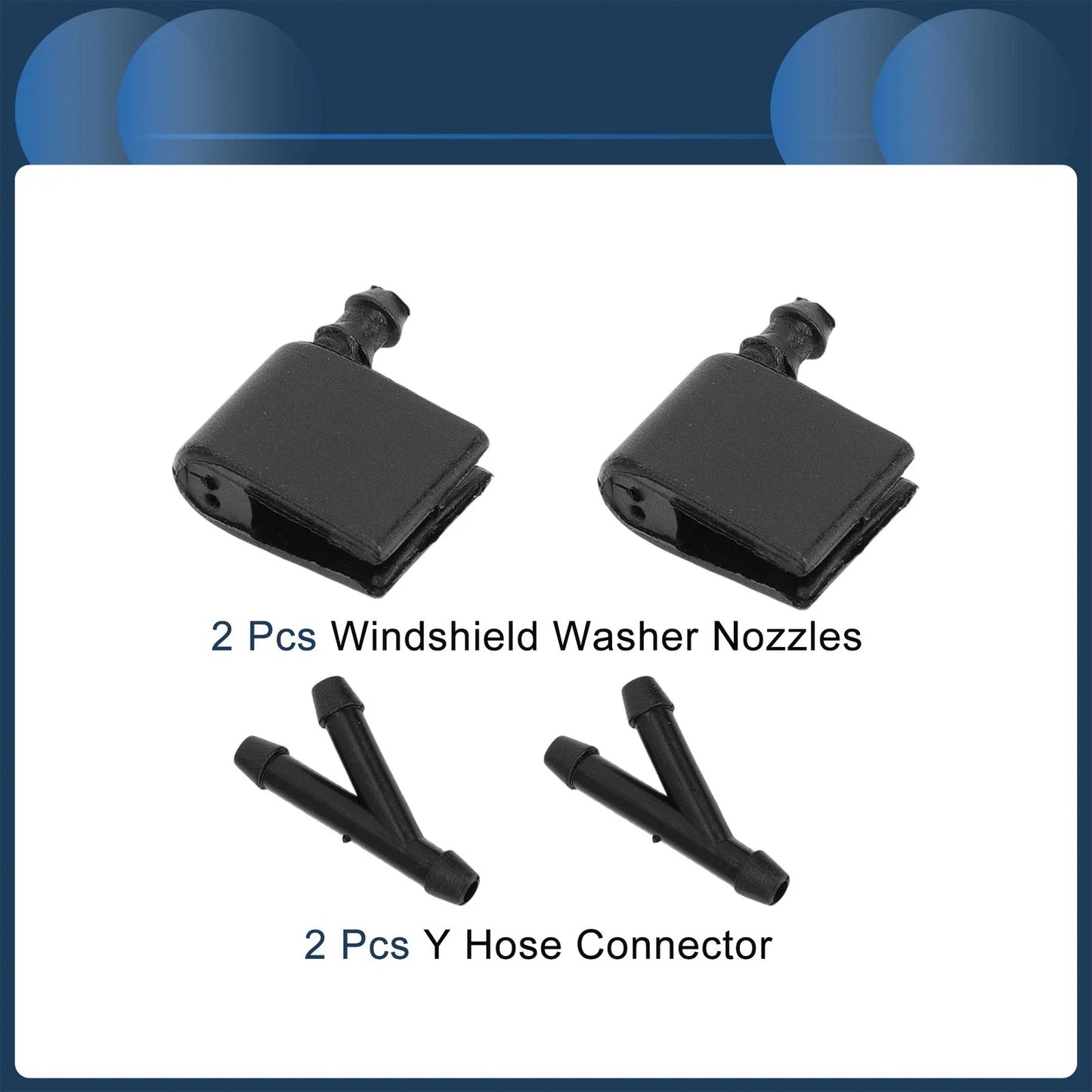 Windshield Washer Nozzle & Hose Connector for Mercedes-Benz Sprinter 4500