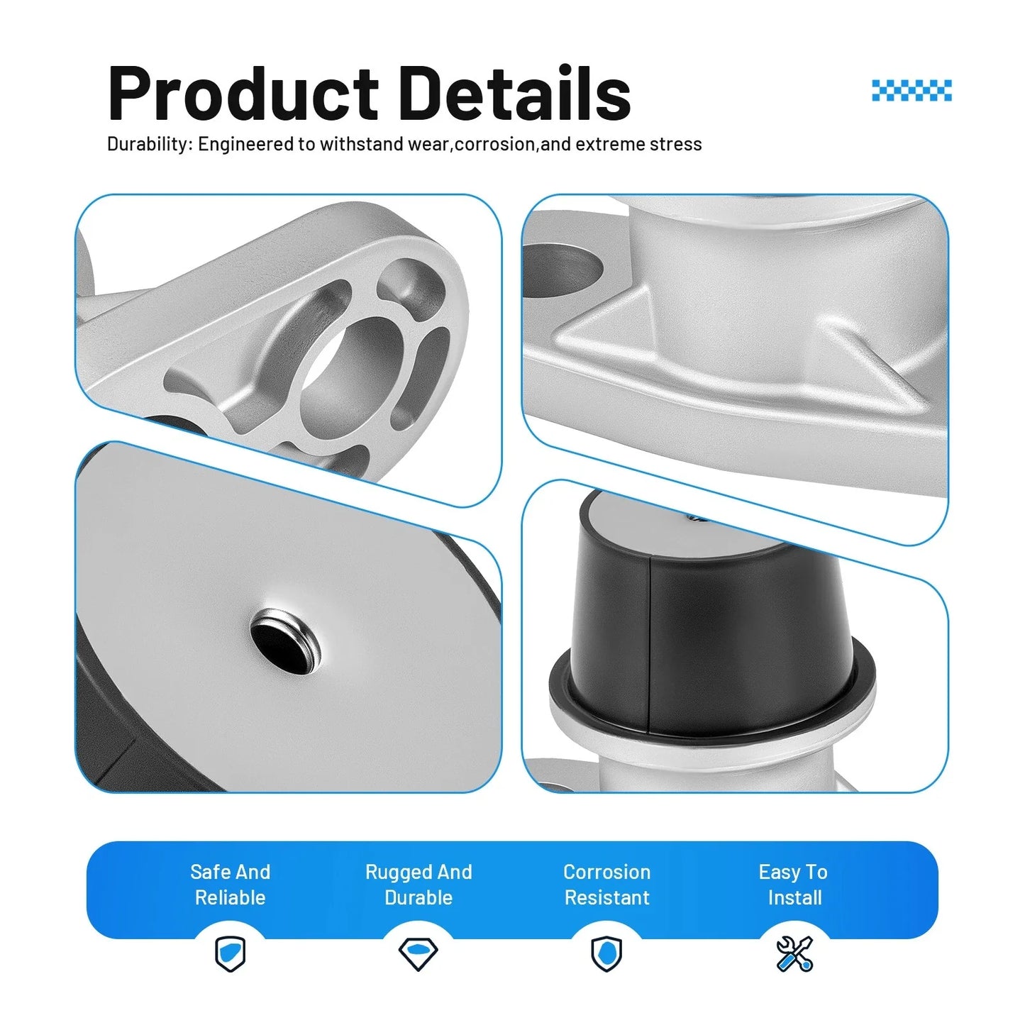 Front & Rear Engine Mounts for Sea-Doo RXP