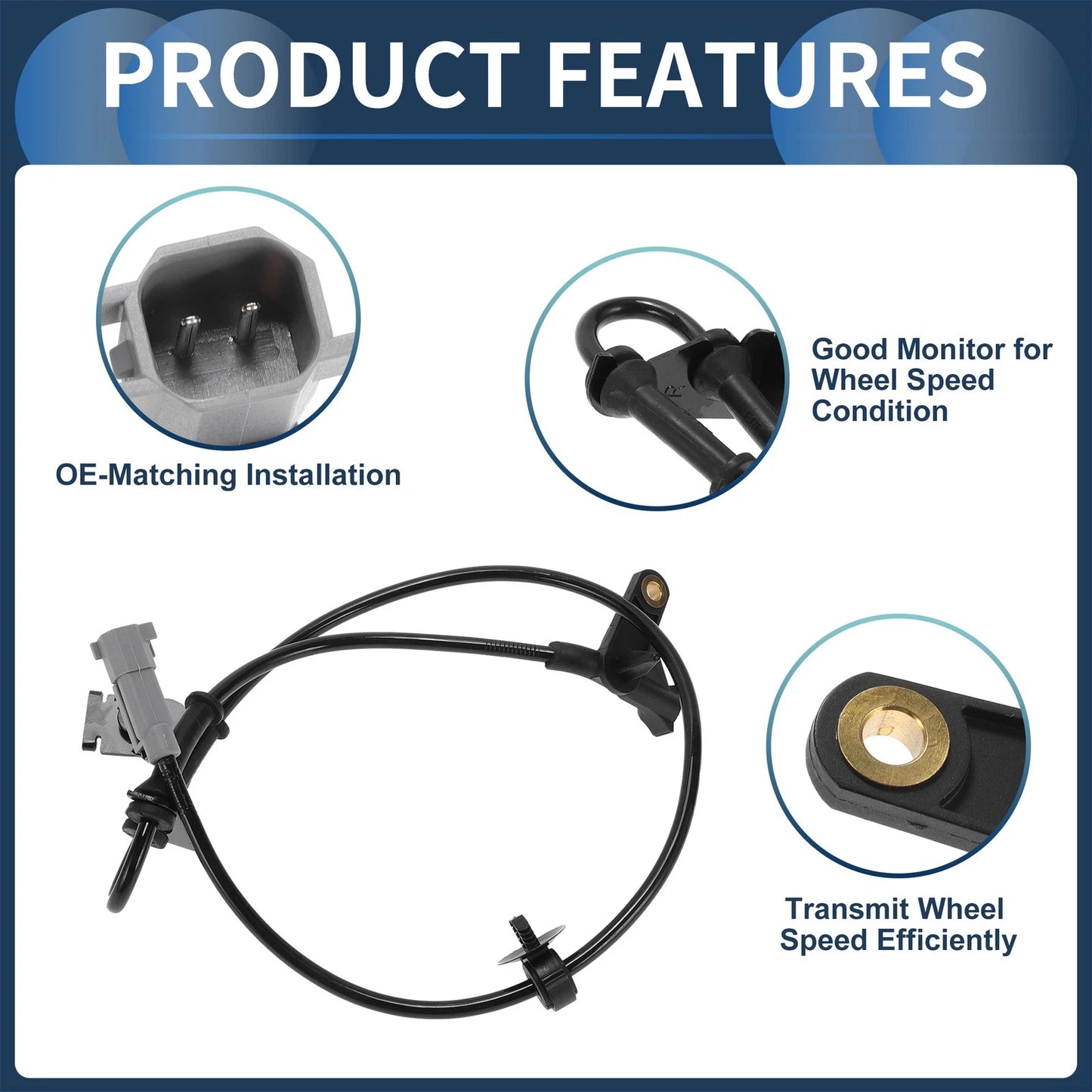 ABS Wheel Speed Sensor No.4683470AE for Chrysler Town & Country (2011–2016)