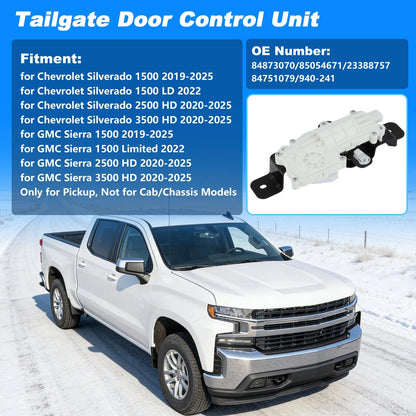 Trunk Lock Actuator for Chevrolet Silverado 1500/2500/3500 HD (2020–2025)