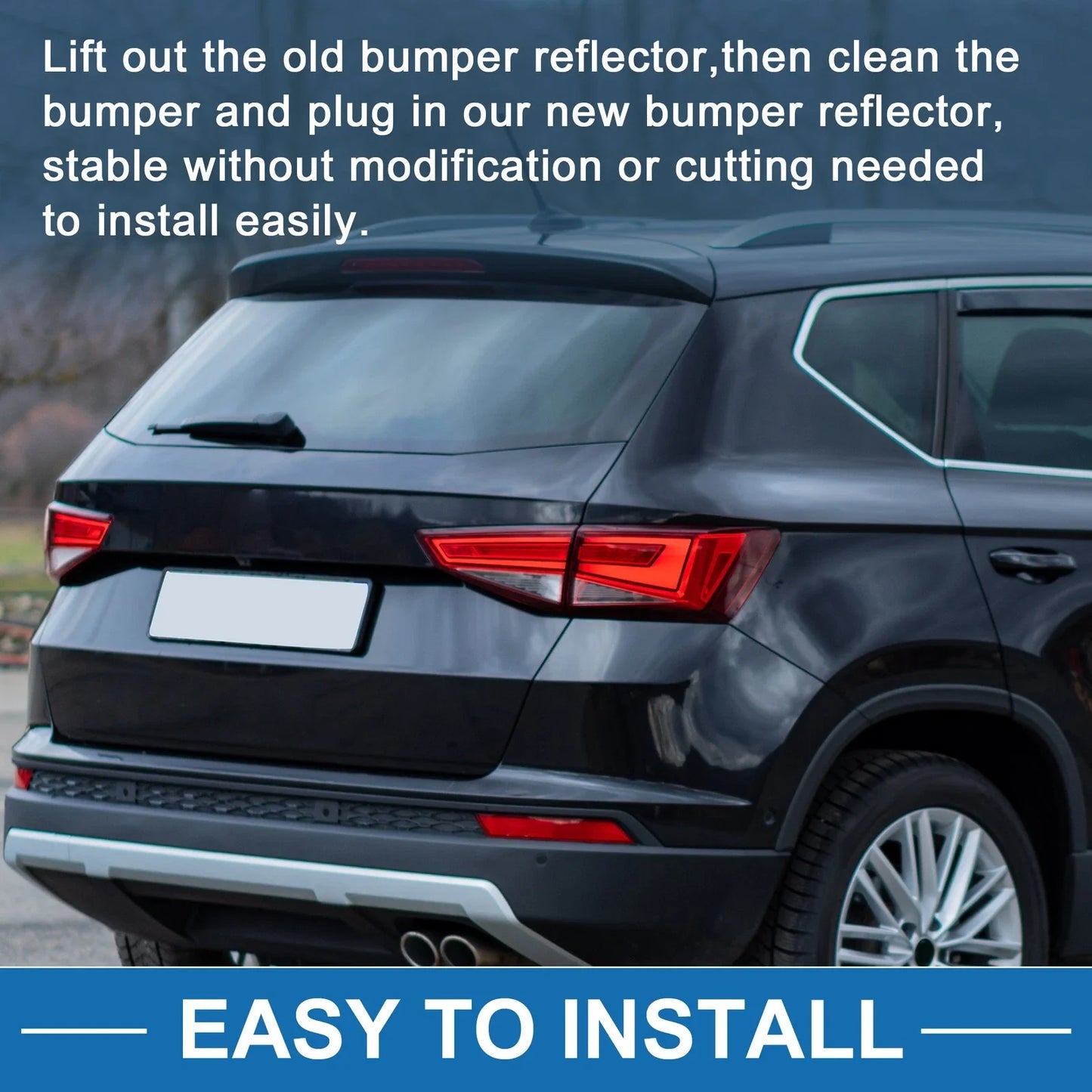 Rear Left Side Bumper Reflector for Honda Accord (2014)