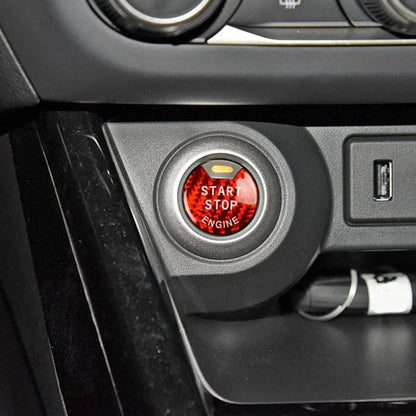 Carbon Fiber Engine Start Stop Button Cover for Infiniti Q50 Q60 (2014-2023)
