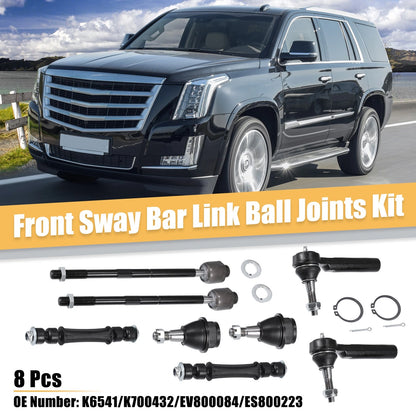 8pcs Front Lower Ball Joints No.K6541/K700432 for Cadillac Escalade (2007–2009)