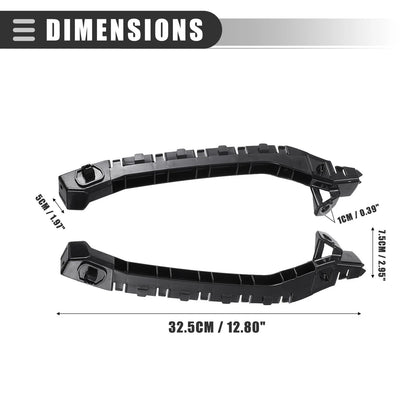 Pair Front Bumper Bracket for Subaru Impreza WRX STi (2011–2014) 57707FG122