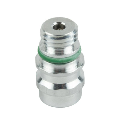 1pc A/C Service-Valve High Side R-134a Port Adapter With Replaceable Valve Cores for Vehicle