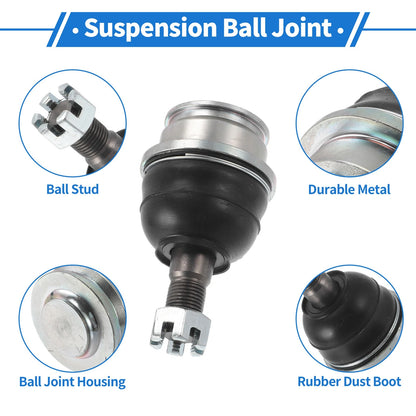 2X Front Lower Ball Joints for Toyota Land Cruiser Prado (2002–2010) No. 43330-60010