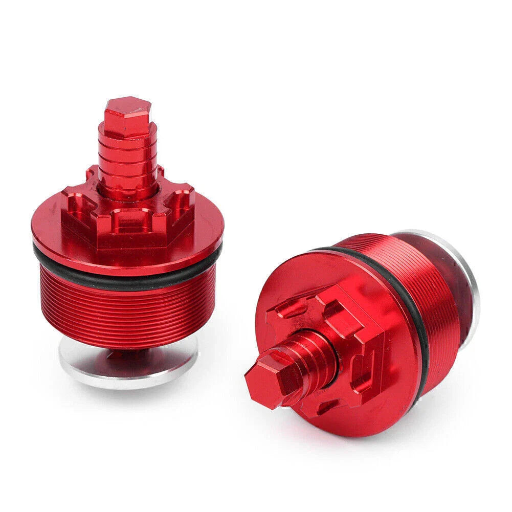 CNC Aluminum  Preload Adjusters for Honda CB400 (1992-1998) RED