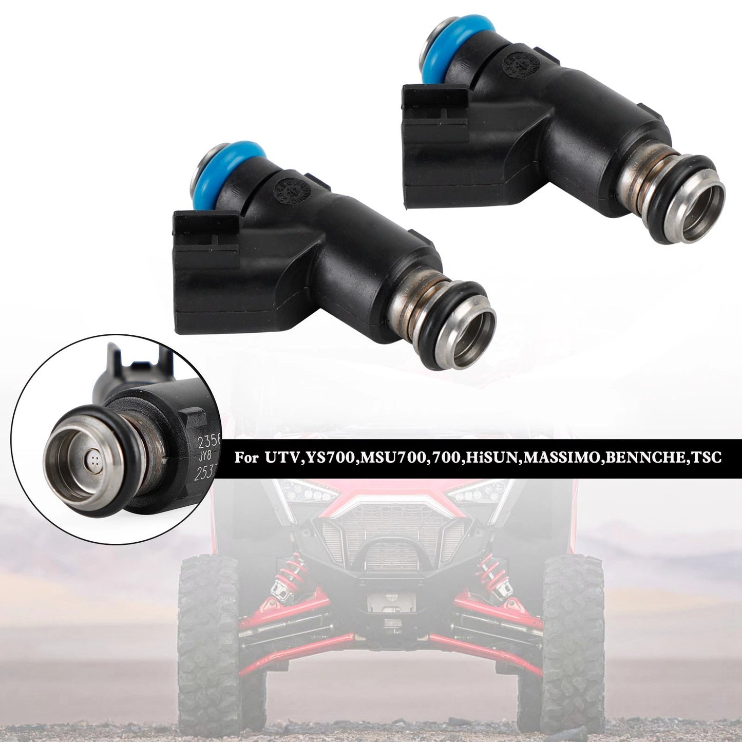 2X 25377439 Injector for HiSun EFI 700 ATV UTV (2016–2021)