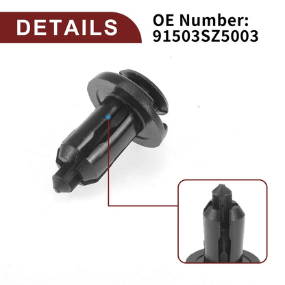 Front Fender Skirt Clips 2 x for Honda Pilot, Accord (2003-2015, 1997-2007)
