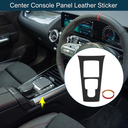 Center Console Panel Sticker for Mercedes-Benz GLA Class (2020-2021) Black Red
