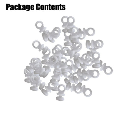 50x Curtain Track Hooks Runner for Camper Van Motorhome Caravan Boat