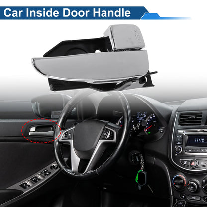 Interior Door Handle for Hyundai Sonata (2001–2005) No. 826203D000 Black Chrome