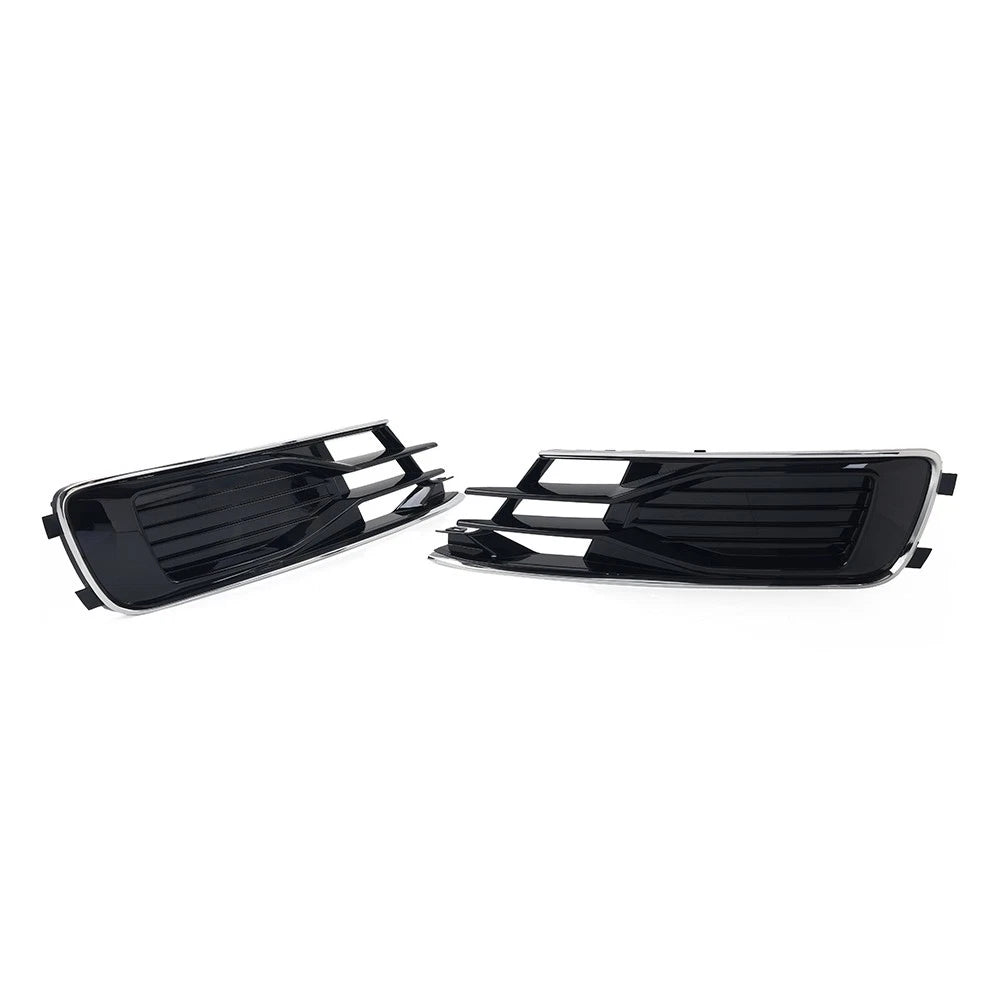 Set of 2 Front + 2 Rear Wiper Blades for Audi Q7 (2006–2015) Rubber Black