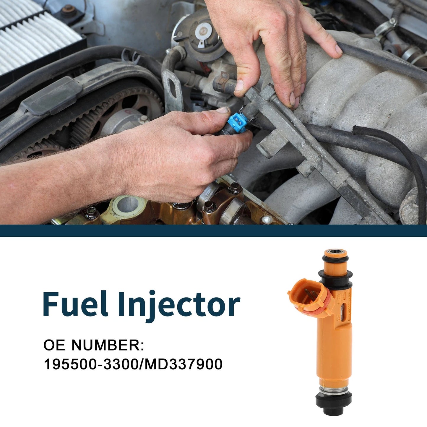 Fuel Injector No. 195500-3300 for Mitsubishi Montero (1998–2002)