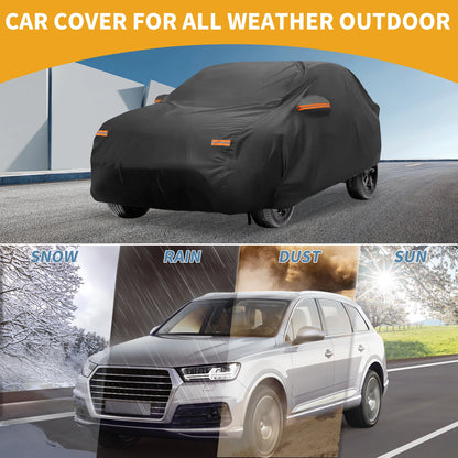 Waterproof Car Cover for Toyota Yaris Cross (2021–2023) 210D-PU Black
