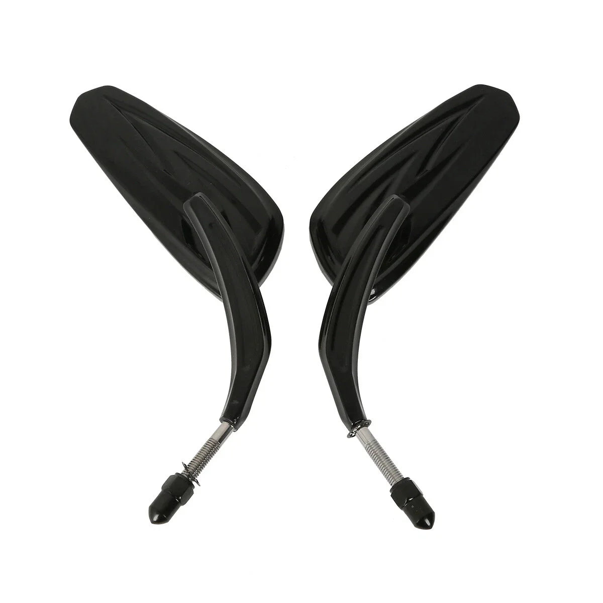 8mm Rear View Mirrors for Harley Sportster XL Softail Touring Models